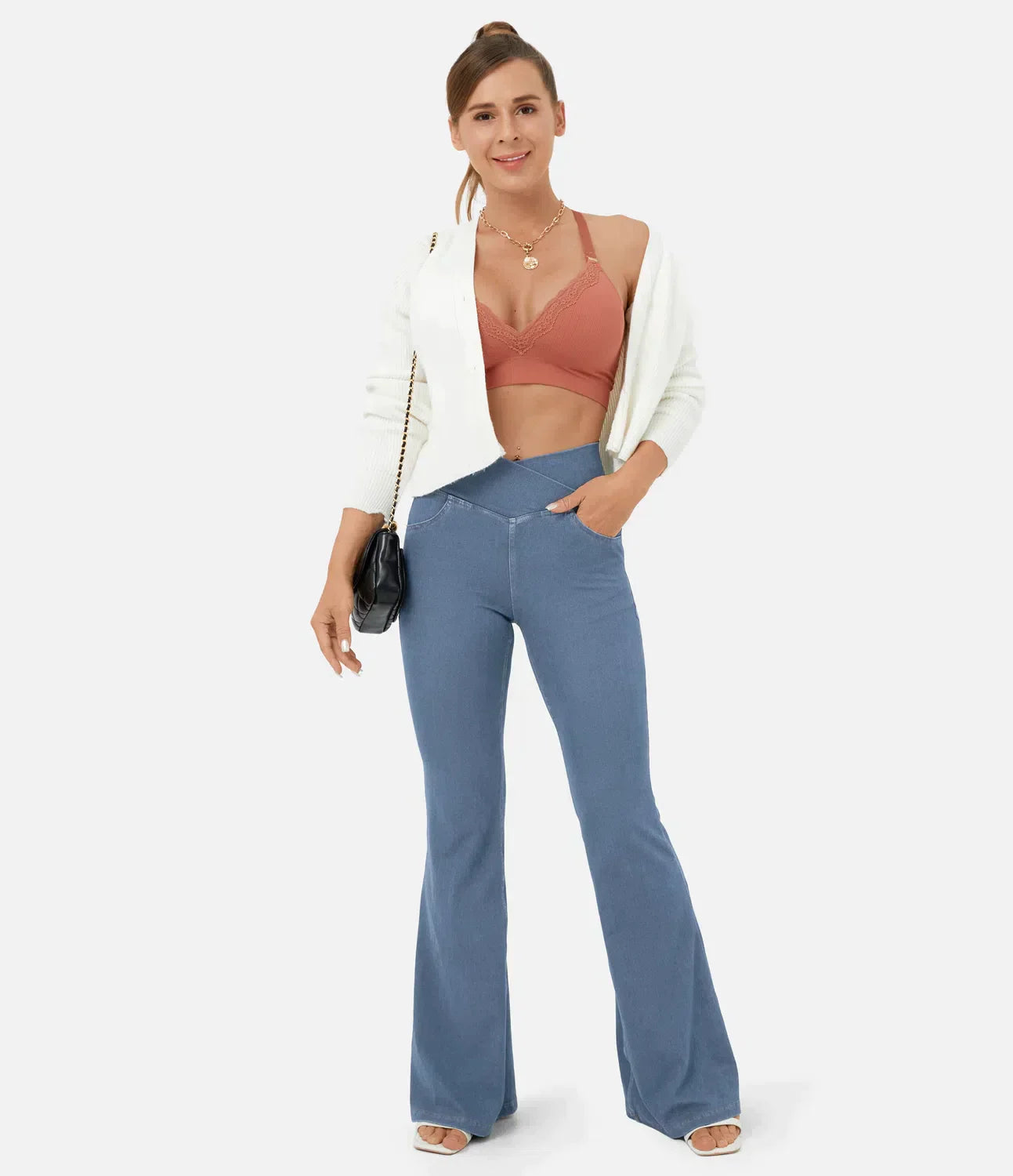 Maartje RetroFlare jeans i stretchdenim